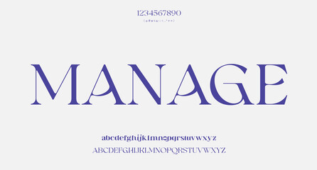 Vector elegant wedding alphabet letter font typography luxury classic serif fonts decorative vintag