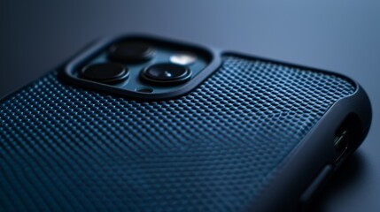 An image of a wireless charging case for a phone with a unique textured design providing a secure grip.