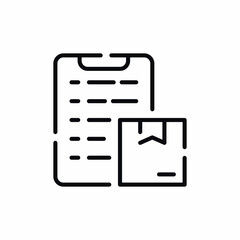 delivery package documents payment icon