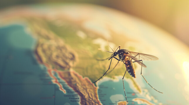 mosquito plague - mosquitos attacking the world