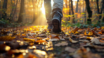  Walking Through the Woods on a Sunny Day 