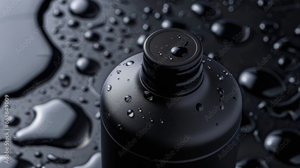 Poster a sensor on the bottom of a smart water bottle detects when the user is about to finish their water 