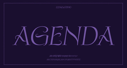 Vector luxury wedding alphabet letters font typography elegant classic serif fonts decorative vintag
