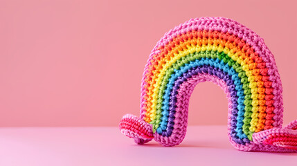 A lovely woven rainbow