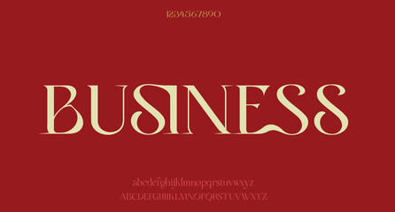 Vector luxury wedding alphabet letters font typography elegant classic serif fonts decorative vintag
