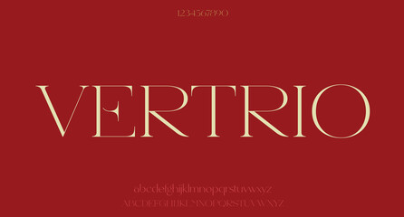 Vector luxury wedding alphabet letters font typography elegant classic serif fonts decorative vintag

