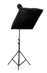 Professional lighting isolated on white. Photo studio equipment