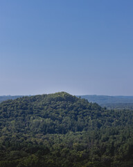View of Wisconsin Driftless Region from Wildcat Mountain State Park
