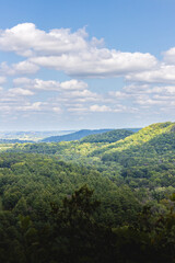 View of Wisconsin Driftless Region from Wildcat Mountain State Park