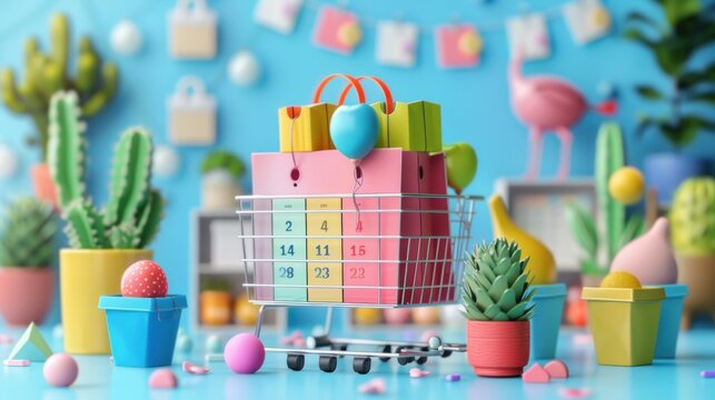 Calendar, designated shopping days, consistent routines, organization.