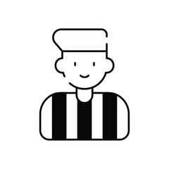 Basketball Referee vector icon