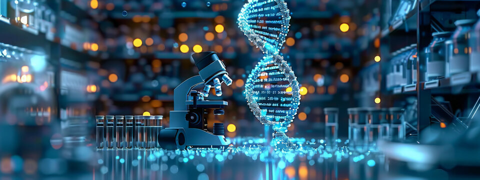 Research medical DNA lab science biotechnology scientist laboratory clinic medicine chemistry. Medical analysis DNA research equipment technology test microscope work health scientific computer gene