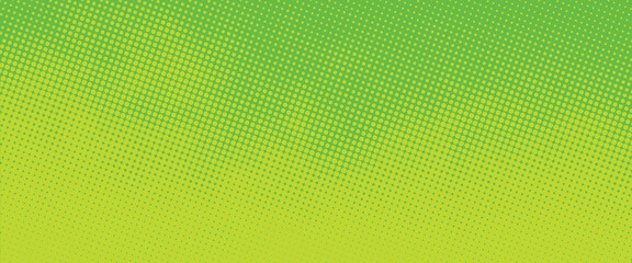 Dots halftone green color pattern gradient texture with technology digital background. Dots pop art comics with nature graphic design
