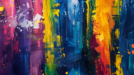Oil painting, abstract oil painting art work.