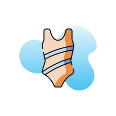 Swimsuit vector icon