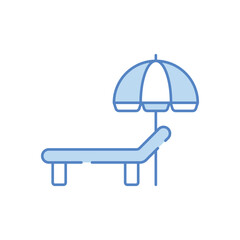 Backstroke vector icon