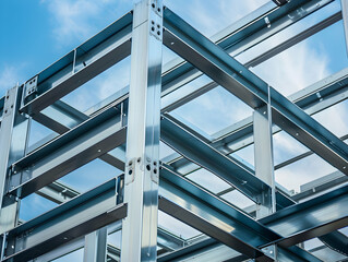 Obraz premium Construction photo, construction site Engineering and team outdoor for building projects, planning and architecture, House and buildings construction, real estate building 