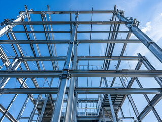 Construction photo, construction site Engineering and team outdoor for building projects, planning and architecture, House and buildings construction, real estate building 