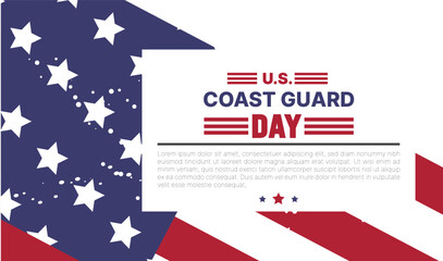 U.S coast guard day design templet