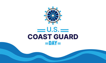 U.S coast guard day design templet