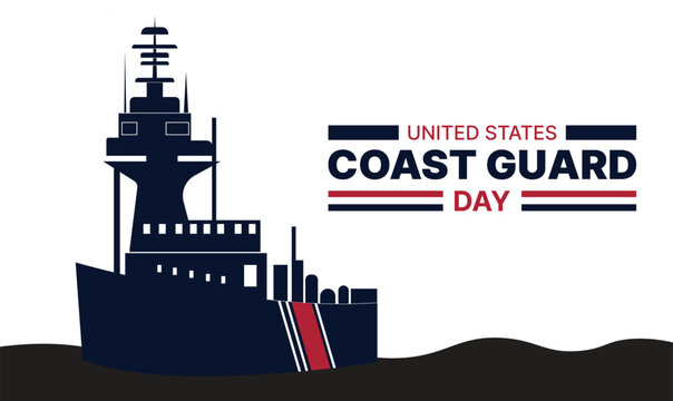 U.S coast guard day design templet