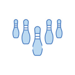 Bowling Pin vector icon