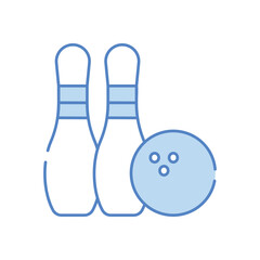 Bowling vector icon