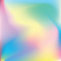 Obraz premium Abstract blurred gradient mesh background. Colorful smooth banner template. Holographic Texture. Metal Gasoline Brochure. Purple Pop Background. Neon Poster. Y2k