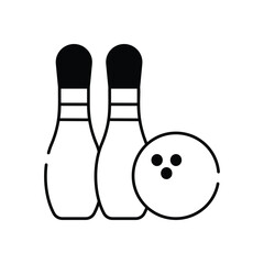 Bowling vector icon