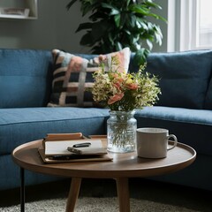 A beautiful coffee table decoration.