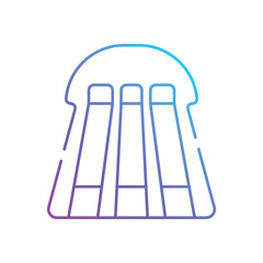 Bowling Alley vector icon