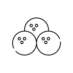 Bowling vector icon
