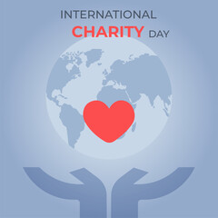 International day of charity.5 September.Vector illustration.