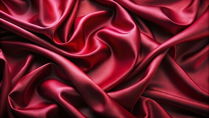 Obraz premium Red silk background flowing red cloth satin fabric