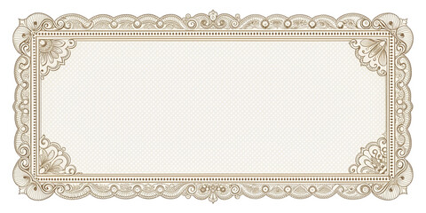 Luxurious  Elegance Classic Ornamental Certificate and Invitation Design