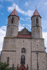 Obraz premium gothic church in city Lwowek Slaski Poland