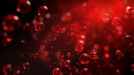 red water drops background, valentines abstract background