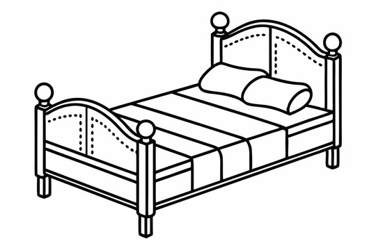 recommend clip art: line art bed vector illustrations 
