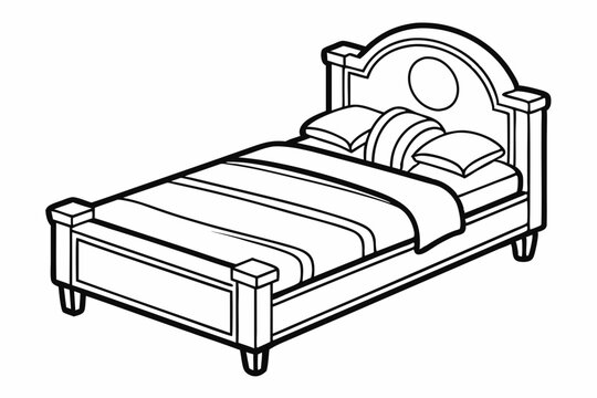 recommend clip art: line art bed vector illustrations 