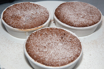 Fresh Chocolate Souffles