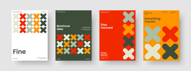 Fototapeta premium Modern Background Design. Isolated Brochure Layout. Geometric Banner Template. Poster. Flyer. Business Presentation. Book Cover. Report. Leaflet. Newsletter. Catalog. Magazine. Journal