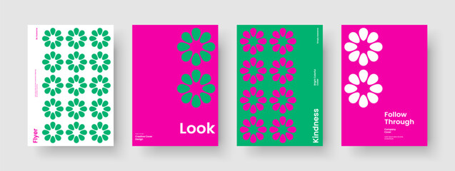 Obraz premium Abstract Report Layout. Geometric Business Presentation Template. Creative Background Design. Banner. Poster. Brochure. Flyer. Book Cover. Handbill. Advertising. Newsletter. Journal. Magazine