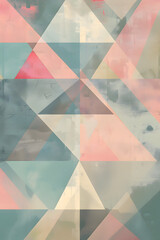 Geometric Pastel Tone Background
