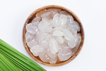 Sugar palm seed in syrup