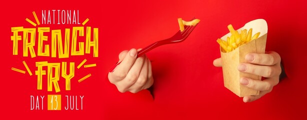 Banner for National French Fry Day