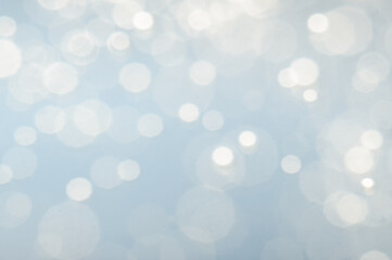 Abstract Blue Background With Bokeh