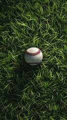 baseball grass background, view from the top, beautiful colors,  baseball banner with copy space