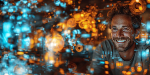 AI researcher at work