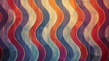 Vintage Patterns seamless, geometric design with a subtle gradient in the background
