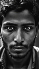Obraz premium close up portrait of indian guy